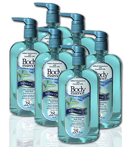 BODY ESSENCE ULTRA MOISTURIZING BODY WASH (Tea Tree w/Olive Oil) 6 pack
