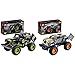 LEGO Technic Monster Jam Grave Digger E Buggy Fuoristrada Con Motore Pull-Back, Giocattoli 2in1 & Technic Monster Jam Max-D E Quad Con Motore Pull-Back, Set Giocattoli 2in1 Da Costruzione