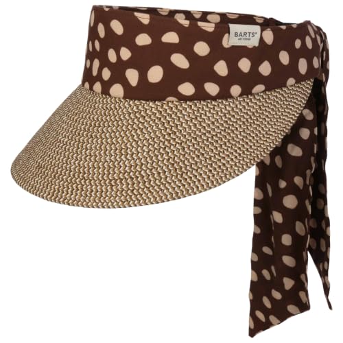Barts Wupsder Dots Visor Sonnenvisor Damenvisor Damen - mit Schirm Schirm Frühling-Sommer Frühjahr Sommer - One Size braun-beige