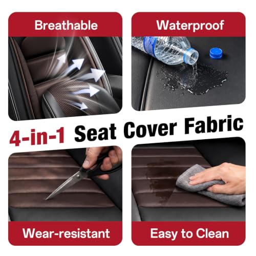 Image of Deluxe Front Covers for Toyota Camry 2015-2026, Black-Coffee