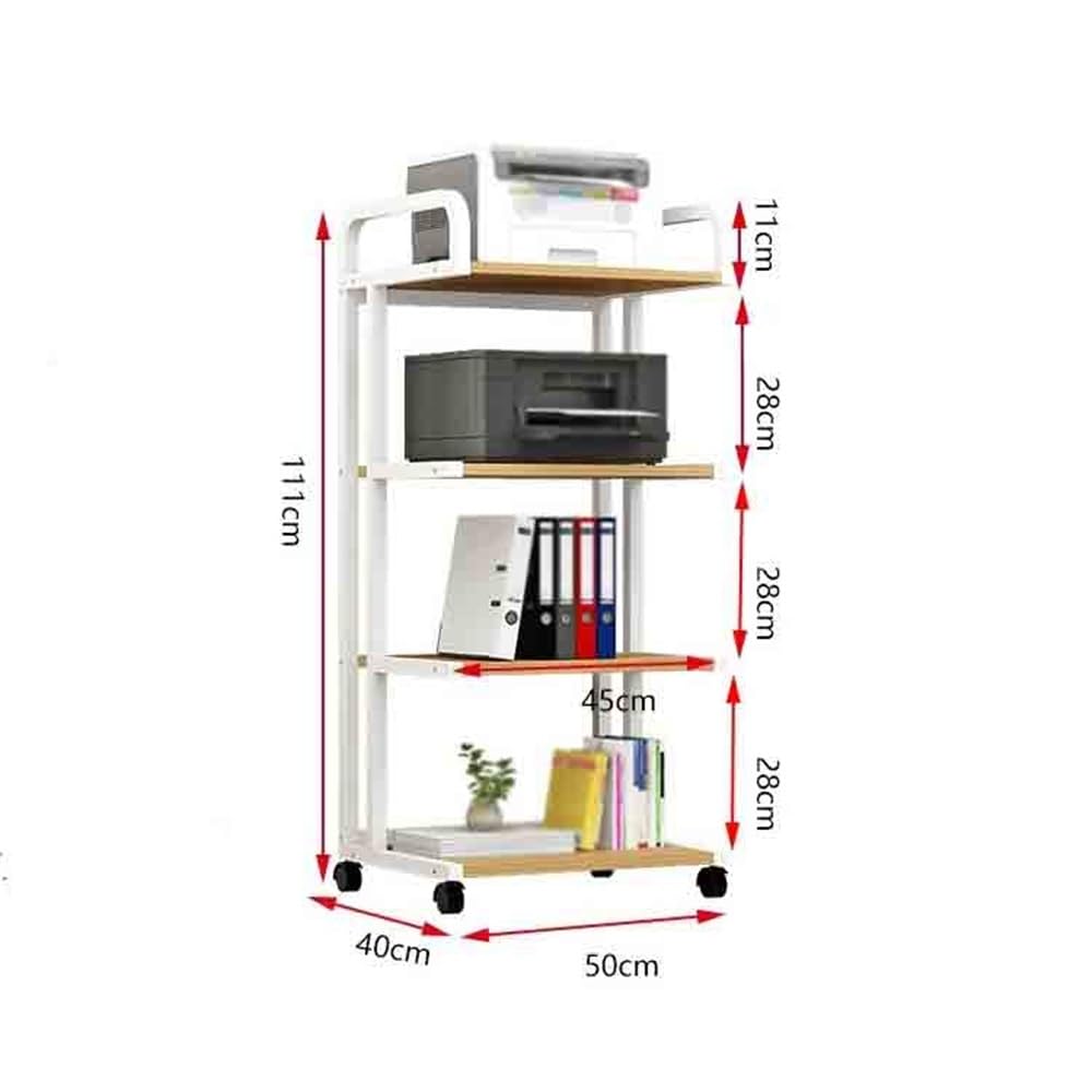 Soporte Ajustable para Impresora Estante de Almacenamiento Oficina diseño mínimo Estante móvil pie múltiples Capas Impresora