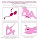 Liebeskugeln Beckenbodentraining, Allmay Medizinische Silikon Kegel Balls, Kugeln Beckenboden Trainingshilfe Beckenbodentrainer Bälle mit Vaginalmuskulatur Training, Blasenkontrolle, IPX 7 Wasserfest
