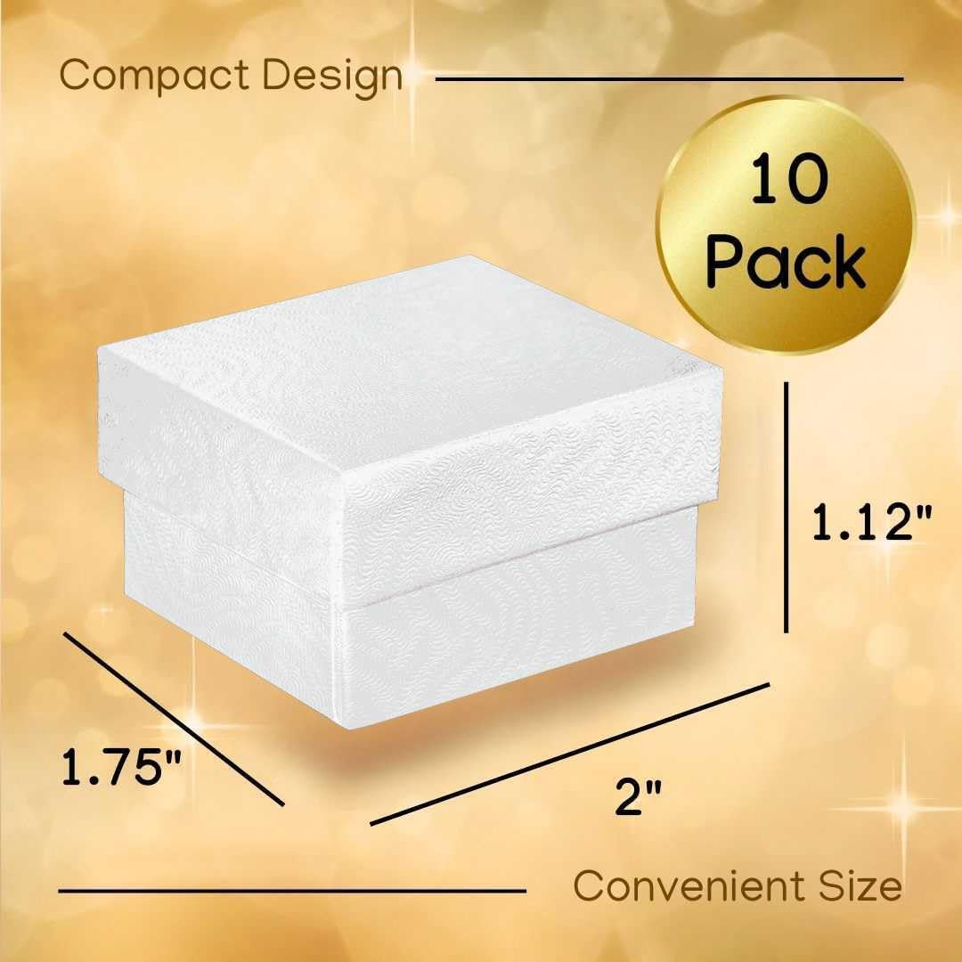 Amazon.com: Prestige & Fancy White Jewelry Gift Boxes 10 Pack, 2 x