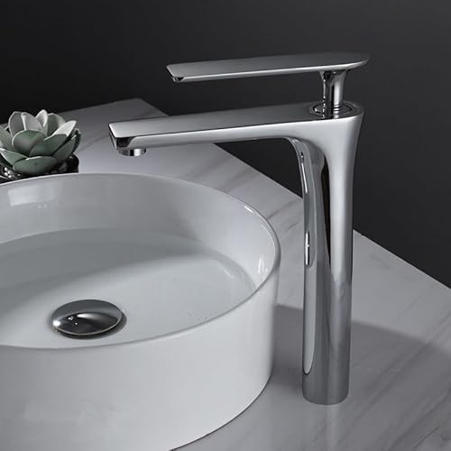 ブラッシュゴールド真鍮の浴室の洗面台の蛇口冷温水ミキサーシンクタップデッキマウントブラック/クロームタップ