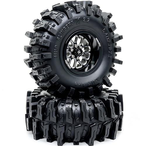 HOBBYSOUL Mud Slingers 2.2 Tire/Wheel Set