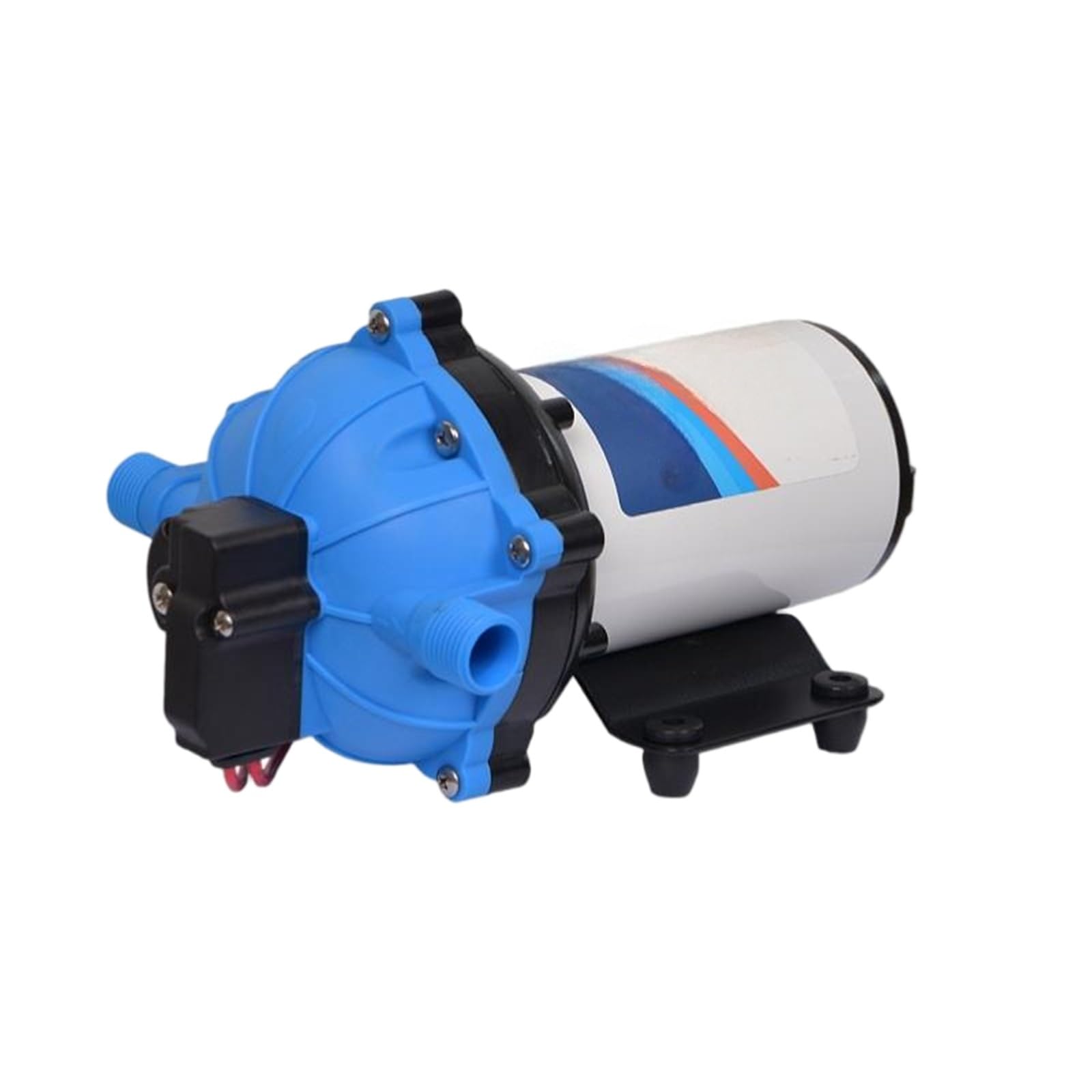 Xipsbjwf 12V Miniature Dc Electric High-Voltage Diaphragm Pump 24V Sprayer Car Wash Irrigation Self-Priming Booster Water Diaphragm Pump(12V)