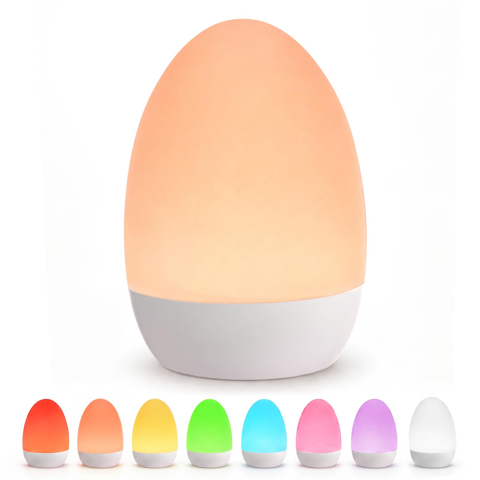AmazeFun Egg Nachtlicht 2er