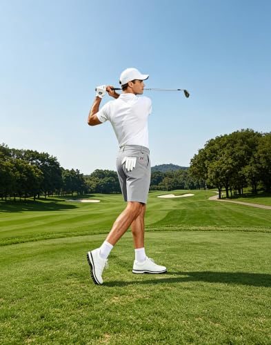 JWM Men's Stretch Golf Hybrid Shorts