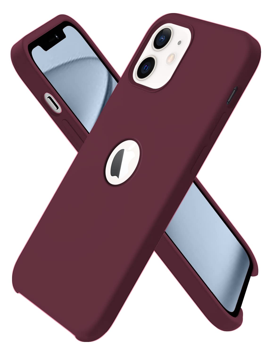 VONZEE Liquid Silicone Soft Back Cover for iPhone 12 & iPhone 12 Pro Case, Shockproof Slim Camera & Full Body Protection Non Yellowing Cover with Microfiber Lining & Logo Cut (6.1 Inch) -Wine Red (B08LL3DXVG) Amazon Price History, Amazon Price Tracker