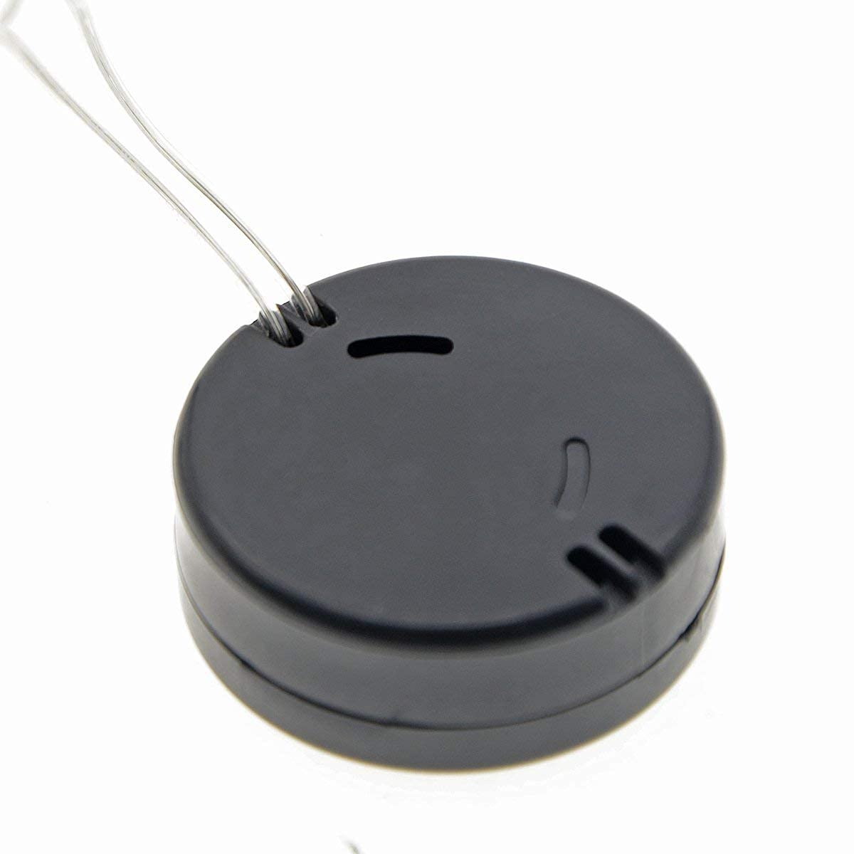 Lot de 8 boîtiers de Piles Bouton CR2032 avec Fil Noir 2 x 3 V