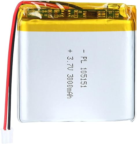 Miniatura 115 de 3.7V 250mAh 502030 Lipo batería recargable batería de iones de polímero de litio con conector PH2.0.000 in JST