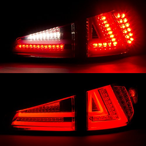Spec-D Tuning Lt-Is25006Gled-Tm Lexus Is250/350 Smoke Tinted Lens Rear Led Tail Brake Lights Pair #TOP3