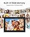 FOOJOE Digital Picture Frame WiFi 10.1inch - Smart Touch Screen Digital Photo Frame Uhale - IPS HD Display Screen Electronic Photo Frame 16GB Memory - Send Photos and Videos Instantly via Uhale