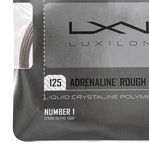 Corda Luxilon Adrenaline 16L 1.25mm Rough Cinza - Set Individual