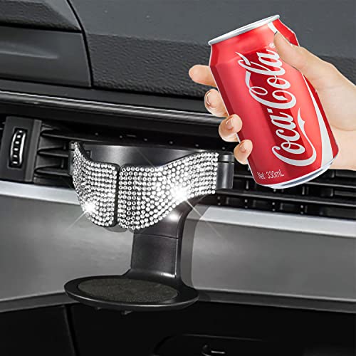 Miytsya 1 Pc B-Ling Diamond-Set Car Cup Holder, Car Air Outlet Cup Holder, Storing Soda Drink Cup Holder In The Car, Universal Men And Women Car Interior Accessories Silver #TOP5
