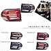 inginuity time LED Tail Lights For Toyota FJ Cruiser 2007-2014 Start-up Animation DRL Sequential Indicator Rear Lamp Assembly
