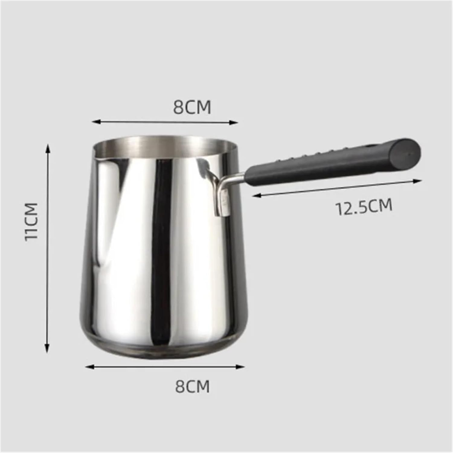 Stainless Steel Milk Pot 2X 600ML Coffee Pot Stainless Steel Milk And Warmer Chocolate Butter Melting