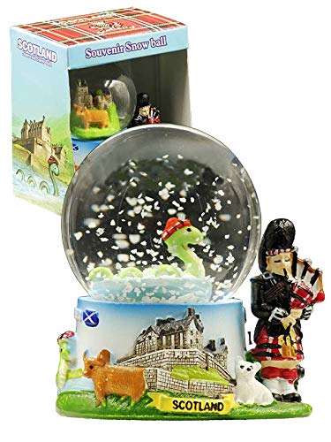 FANCYTHAT & SCIFI PLANET Scottish Piper Snowglobe
