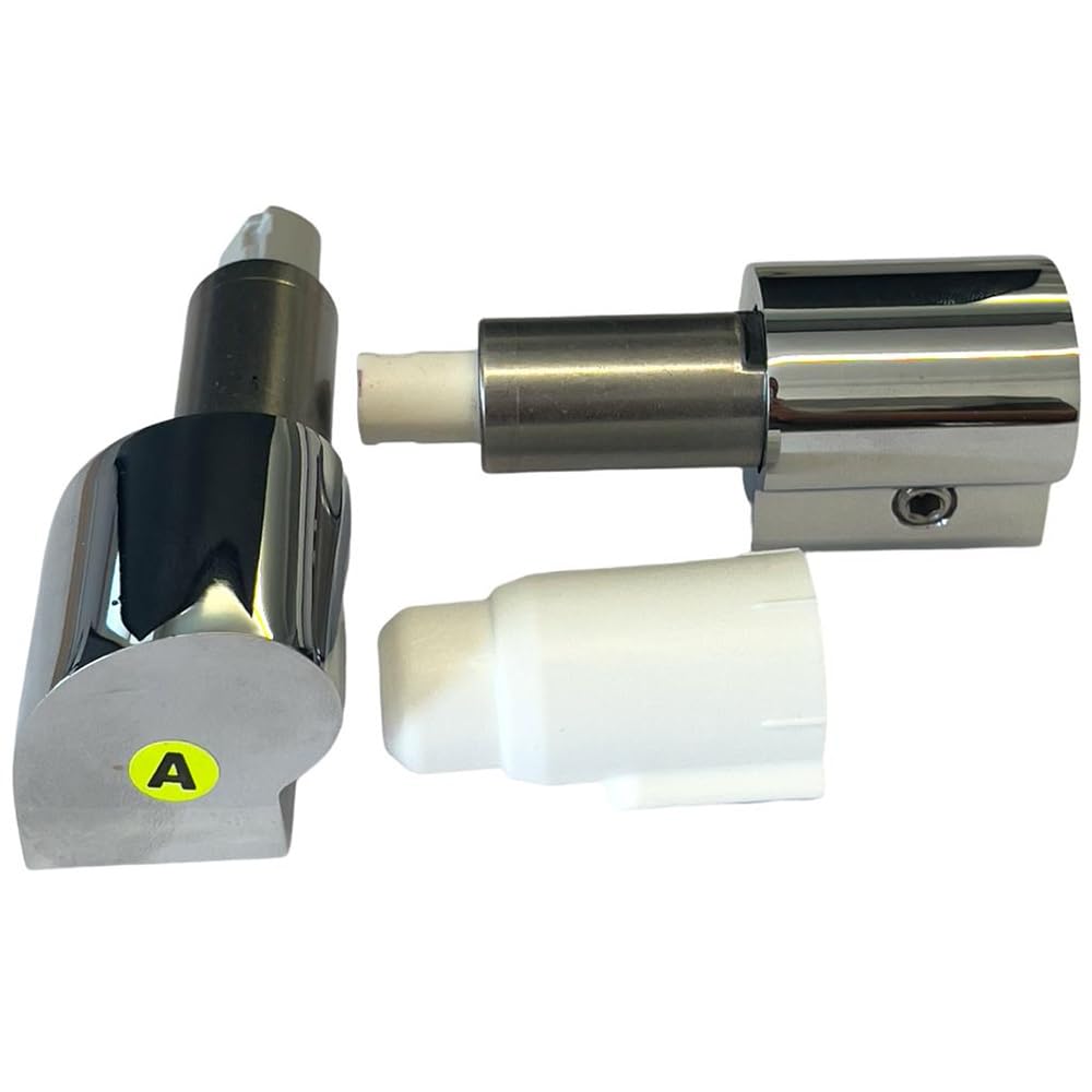 Bisagra caida amortiguada compatible con Roca AI0012000R Asiento WC Cromo Laton NO CONFUNDIR CON AI0001200R