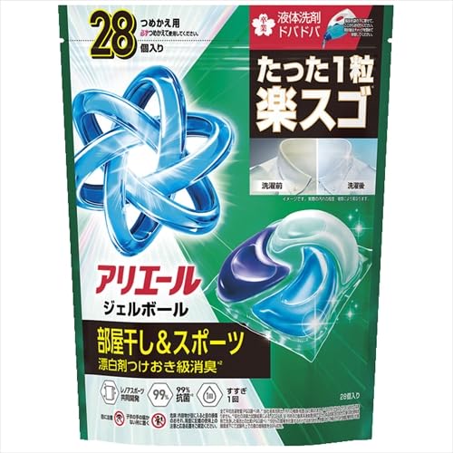 【6袋】アリエールBIOジェルボール部屋干し用 つめかえウルトラジャンボサイズ Amazon.co.jp: アリエールジェルボールプロ 部屋干し用 つめかえ