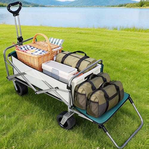 Carrito plegable resistente para tus días de playa, jardín y camping 8