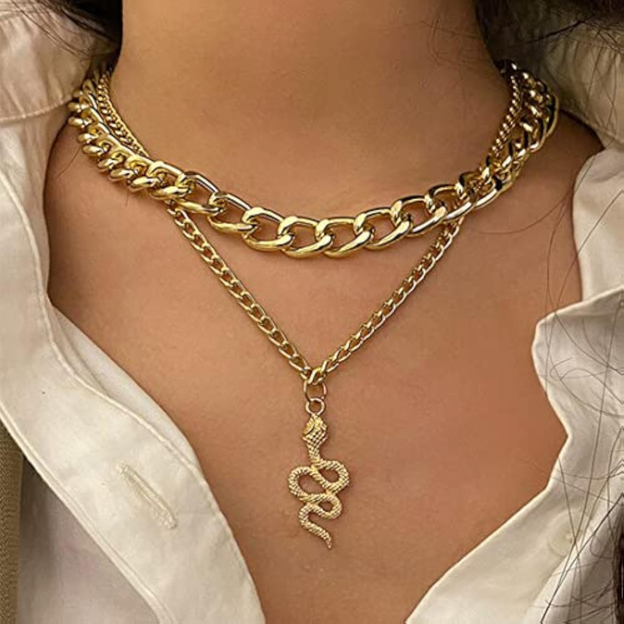 Snake Layered Necklace
