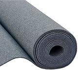 SOFT Filz, Filzstoff, Dekorationsfilz, Weicher Filz, Breite 150cm, Dicke 3mm, Meterware 0,5lfm - grau NEU