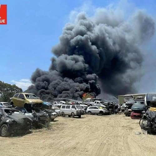 Firefighters spend nine hours battling a fierce scrap metal blaze in Wagga
