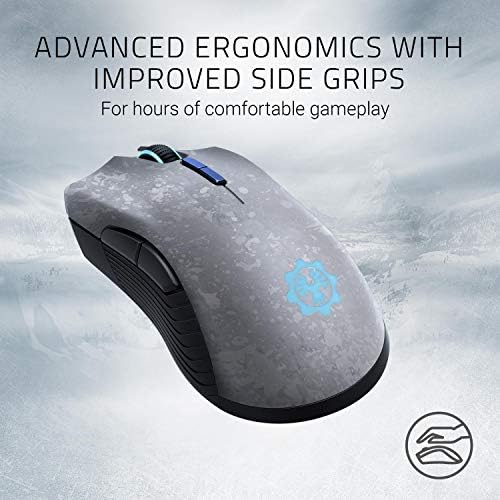 Razer Mamba Wireless Gaming Mouse: 16,000 DPI Optical Sensor, Chroma RGB Lighting, 7 Programmable Buttons, Mechanical Switches, Up to 50 Hr Battery Life, Gears of War 5 Edition - 5