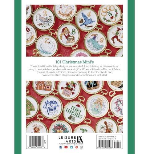 Image of 101 Christmas Minis, Book 2-Packed with Traditional Holiday Designs for Ornaments, Gift Embellishments and More