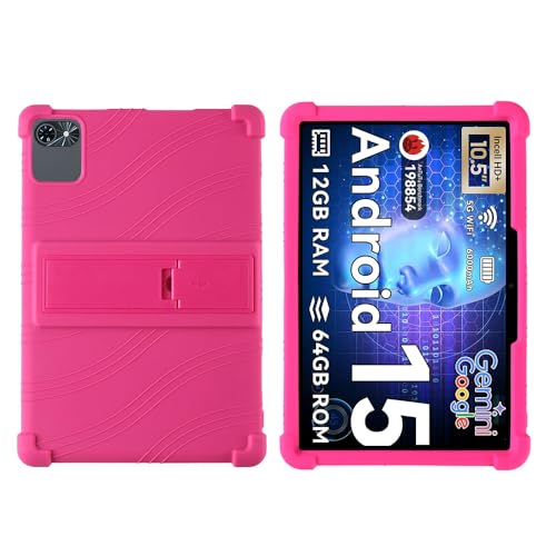 For TABWEE T80 �P�[�X TABWEE T80 �J�o�[10.5�C���` �V���R���� �ϏՌ� �X�^���h�@�\�t�� �y�� ���^ �^�u���b�g�J�o�[ �\�t�g�f�� �J�����ی� ����~�ߕt�� �L�b�Y�Ή� �l������ ���M�\�� �����^�ѕ֗� (�s���N)