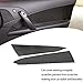Lcojicep Car Interior Panel Trim Sticker Compatible with Corvette C6 Z06 ZR1 2005-2013 Real Carbon Fiber Interior Decorative Protective Cover Accessories (Door Panel)