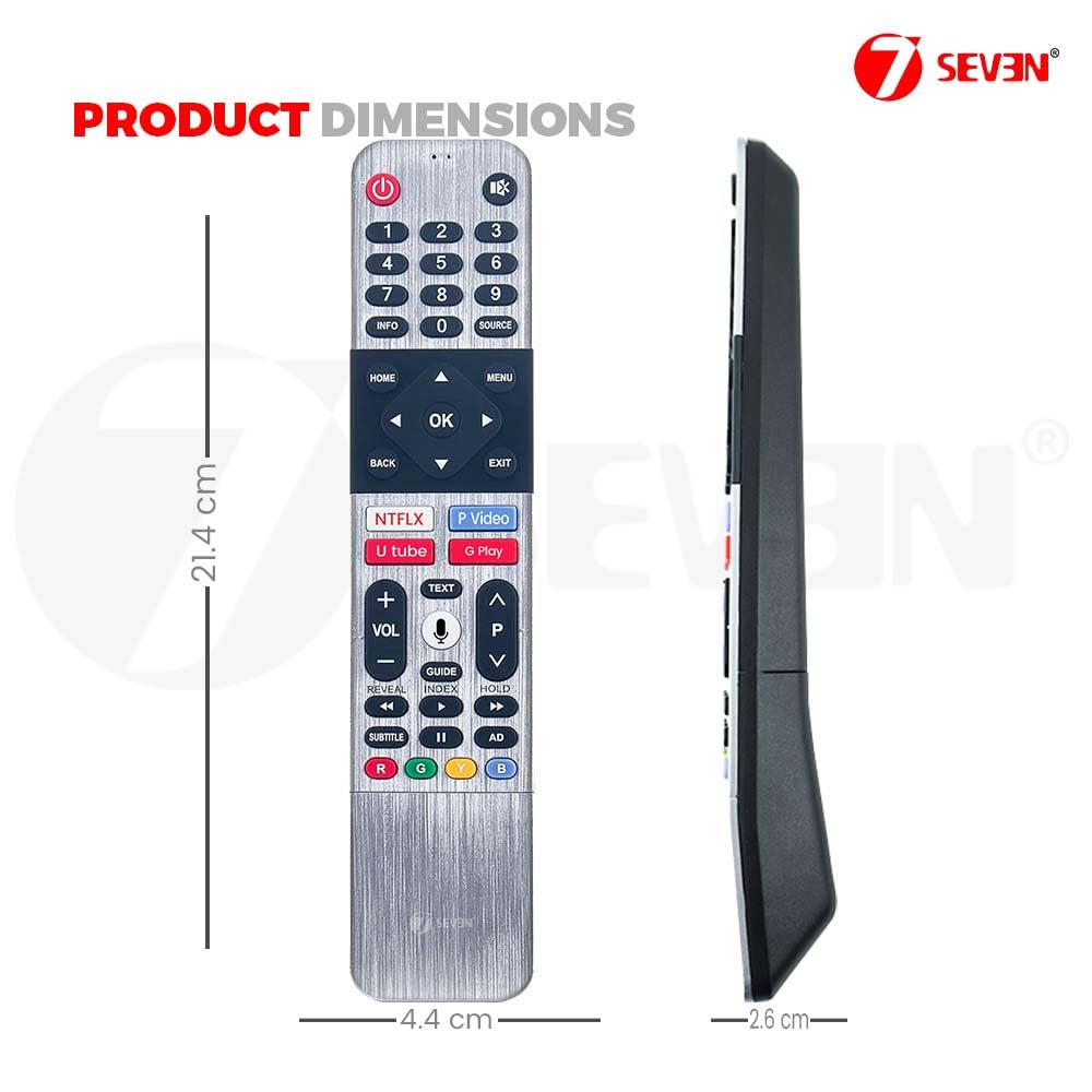 Buy 7SEVEN® Compatible SKYWORTH TV Remote Control with Google