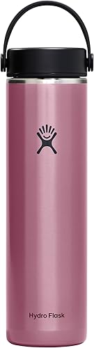 Miniatura 3 de Hydro Flask 24 Oz Botella de agua ligera de la serie Trail de boca ancha con tapa Flex Tourmaline - Botella de agua para senderismo
