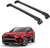 Vista 1 de ERKUL Barras transversales resistentes para Toyota RAV4 2019-2025 No son compatibles con modelos AdventureTRD Off-Road Negro