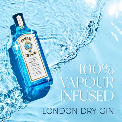 Bombay Sapphire London Dry Gin, 40% vol., 70 cl / 700 ml, 100% Vapour Infused Spirit with 10 Hand-Selected Botanicals - 3