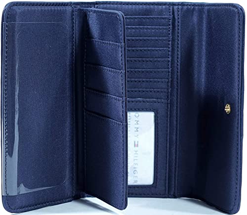 Tommy Hilfiger Women's Zipped Wallet with Multiple Compartments, Multicolore, Taille unique, American3
