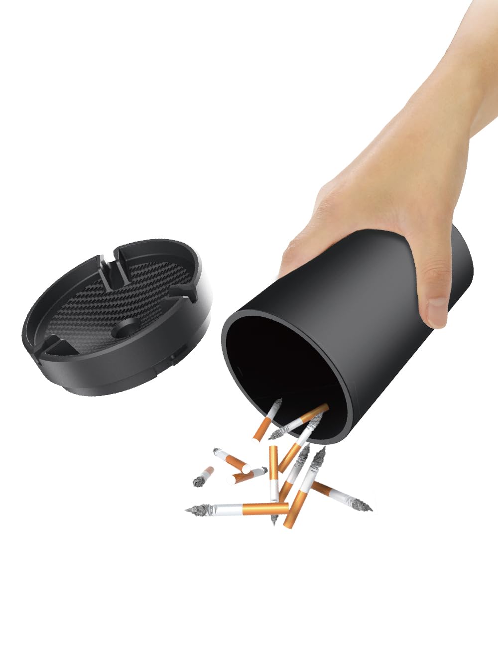 Amazon | 星光産業 EXEA 車内用品 灰皿 カーボンロートアッシュ