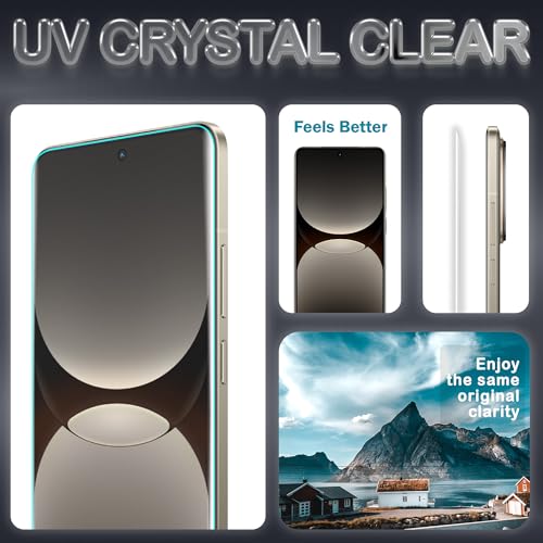 Image of ArmourPro Military Grade UV Tempered Glass Compatible For Realme GT 7 Pro 5G (6.78 Inch) With Easy UV Installation Kit | Edge-To-Edge Protector Coverage | Crystal Clear, Pack of 2