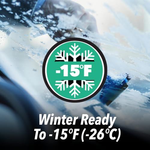 Image of Clean Revolution EV Windshield Washer Fluid, 128oz, 100% Methanol-Free, Winter Ready up to -15F, Compatible with Electric Vehicles & Performance Cars