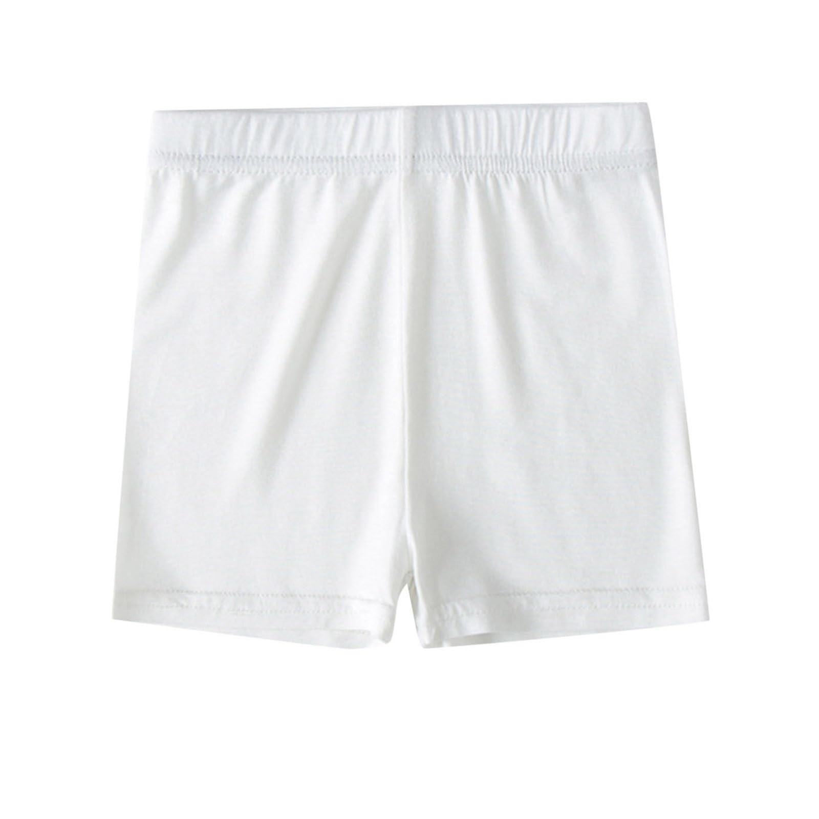 Generisch Pantalones cortos de danza para niños y niñas, color sólido, transpirable, pantalones cortos de ciclismo