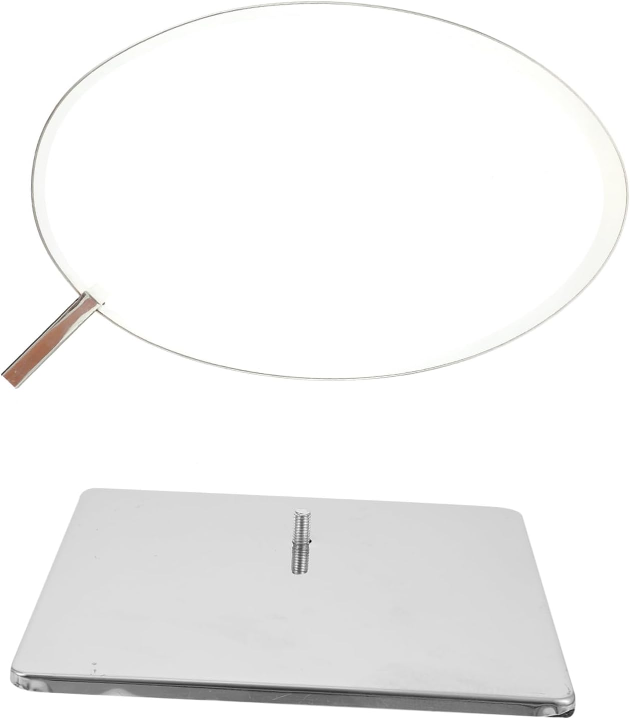 ABOOFAN Stainless Steel Belt Display Stand Belt Holder Organizer Elegant Design for Home Office