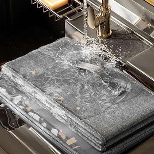 Panier à vêtements de construction robuste gris pour trier avec élégance
