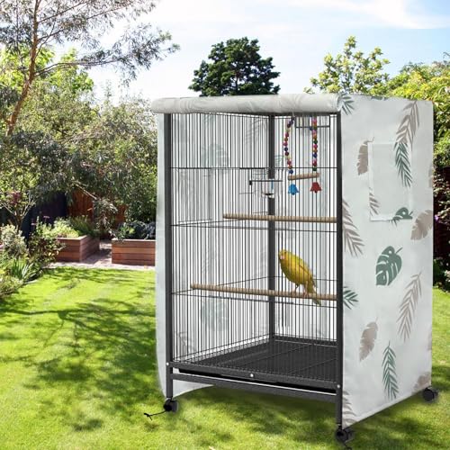Protection pour cage à oiseaux lavable et anti-poussière