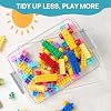 Vtopmart 6 Qt Plastic Storage Bins with Lids, Clear Sensory Bins, Arts Crafts Organizers and Storage, Stackable Containers for Home Office and School Supplies, 4 Pack, Grey #5