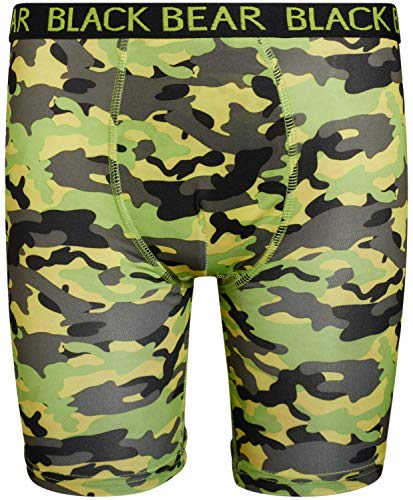 Black Bear Boys Performance Dry-Fit Compression Long Boxer Brief (8 Pack), Camo/Solids, Size Large (12/14)' #TOP3