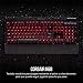Corsair K68 Teclado mecánico Gaming retroiluminación LED rojo, resistente al polvo y...
