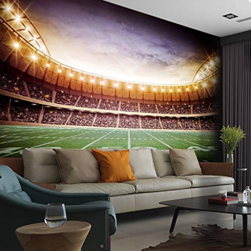 Kanworse Light Of American Soccer Stadium Canvas Print Wallpaper Wall Mural Self Adhesive Peel & Stick Wallpaper Home Craft Wall Decal Wall Poster Sticker For Living Room #TOP1