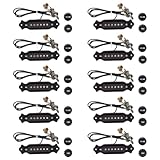 Câble pour micro de guitare électrique pré-câblé, avec potentiomètre de volume et de tonalité et prise de sortie