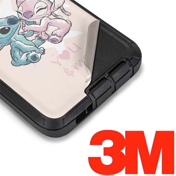 Skinit Decal Phone Skin Compatible with OtterBox Defender Galaxy S10 - Officially Licensed Disney Lilo and Stitch Stitch and Angel Design